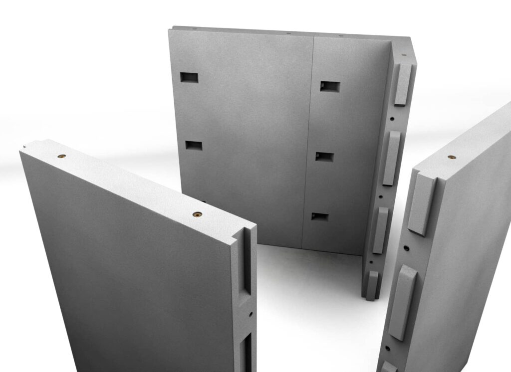 Plaques boulonnables